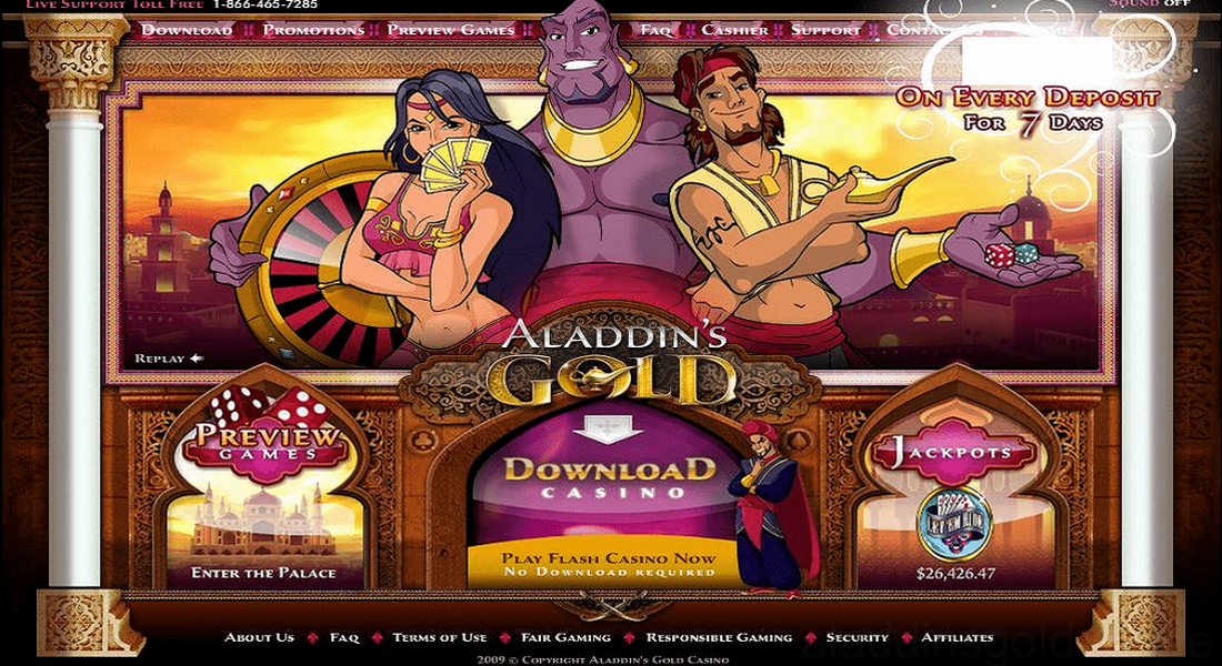 Aladdinsgold Casino Willkommensbonus